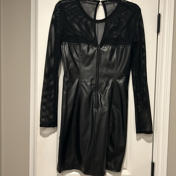 TRIPP NYC Pleather/Fishnet Dress - Picture 3 of 17